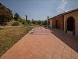 Villa singola con terreno privato, appartamento indipendente e dependance.